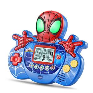 Kleurrijke spelcomputer voor kinderen in het thema van Spidey