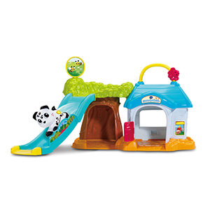 Speelhuisje inclusief zwart/witte dalmatiër voor kinderen