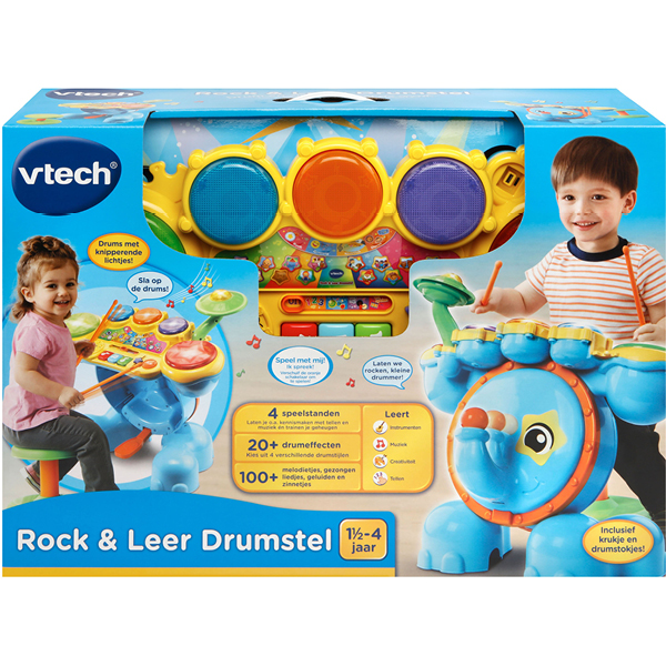 genie Beïnvloeden ziekte VTech Rock & Leer Drumstel